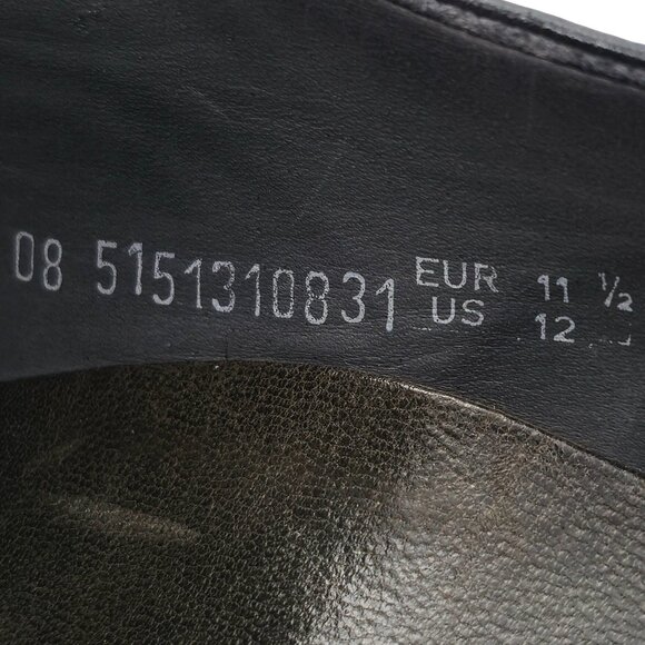 Mephisto Melchior Walking Shoes Black Pebble Grain Leather Comfort Derby Mens 12 - Picture 7 of 13